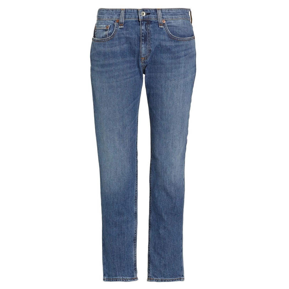 Rag & Bone Dre Low-Rise Slim Boyfriend Jeans Blue Size 28‎